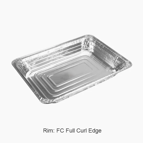 Велике посуде од алуминијумске фолије за једнократну употребу